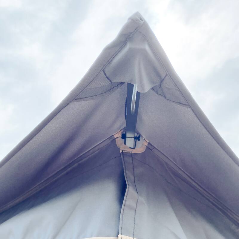 13x10 Outdoor Gazebo Canopy Tent With Ventilated Double Roof And Mosquito net for Lawn(Detachable Mesh Screen On All Sides)