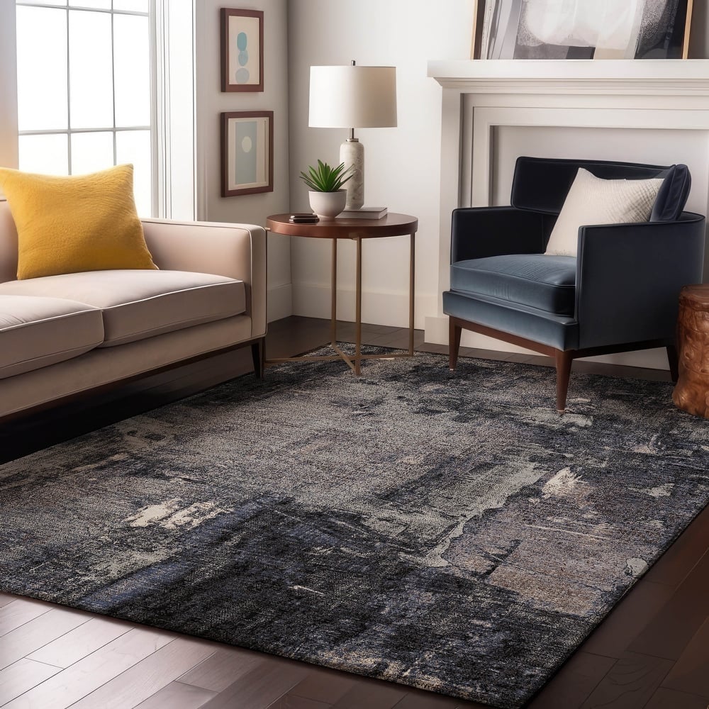 Premium Washable Super Soft Abstrct Flair Mayfield Rug