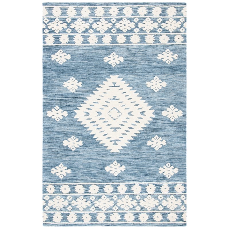 SAFAVIEH Handmade Aspen Nusreta Rustic Boho Wool Rug