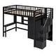 preview thumbnail 23 of 52, Twin Loft Bed with Desk, Drawers & Bookshelf - Playhouse Design, Grey