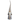 Tall Cone Gnome with Buttoned Plaid Christmas Tree Figure - 21" - Beige and Gray