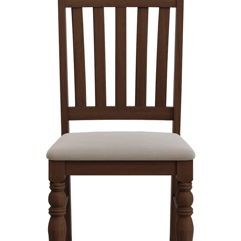 Clayfell 7-Piece Mayfield Dining Set With Turned Legs