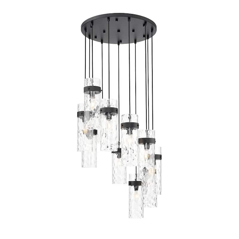 Z-Lite 7002P5-11R Fontaine 11 Light 27" Wide Chandelier