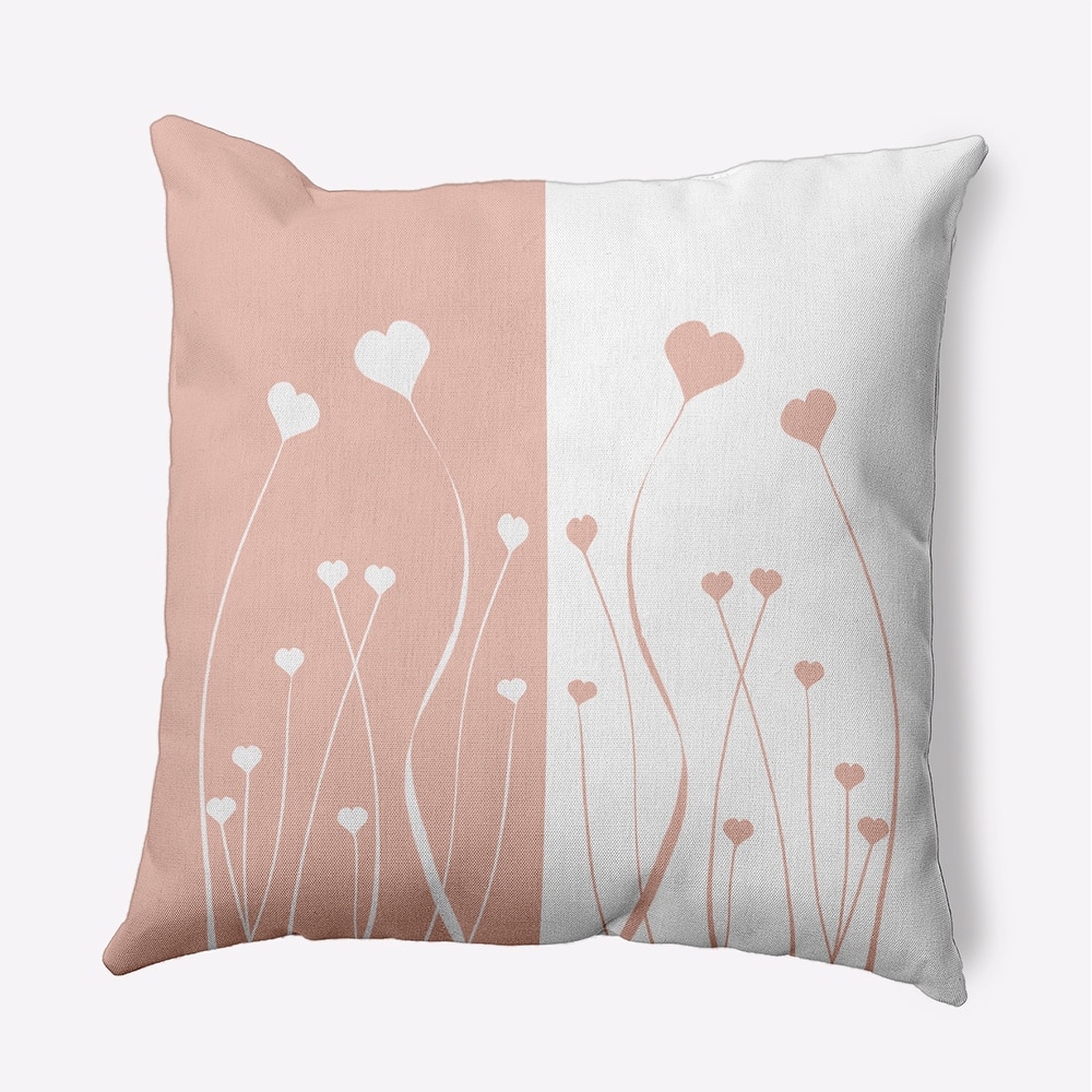 Growing Love Valentines Day Decorative Throw Pillow