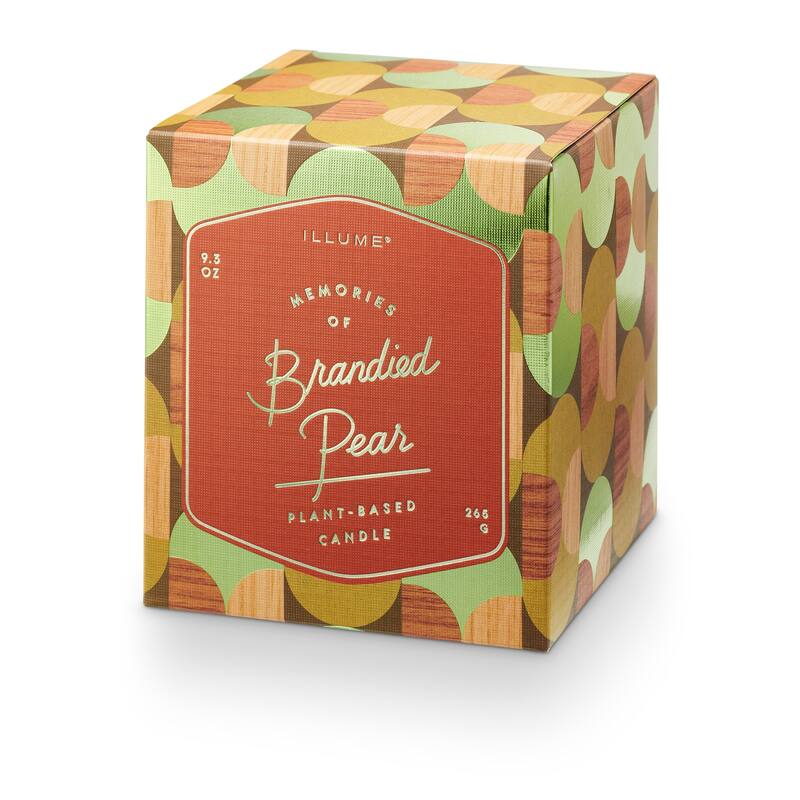 ILLUME Memory Lane Brandied Pear Candle - Boxed Glass