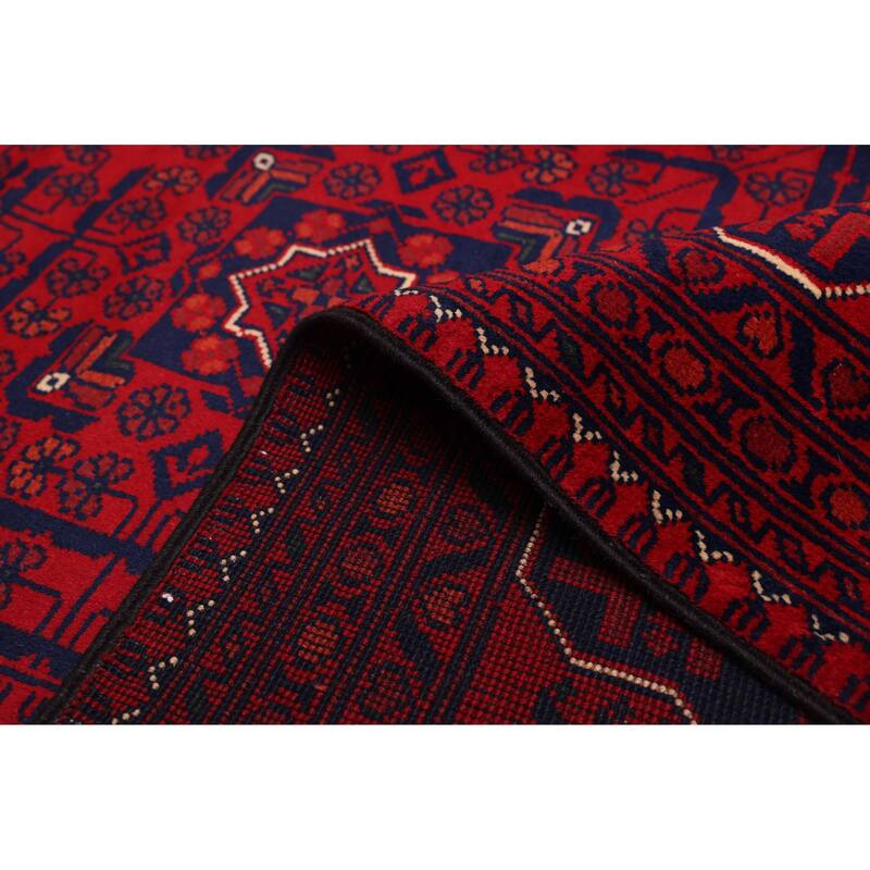 ECARPETGALLERY Hand-knotted Finest Khal Mohammadi Red Wool Rug - 5'6 x 8'4