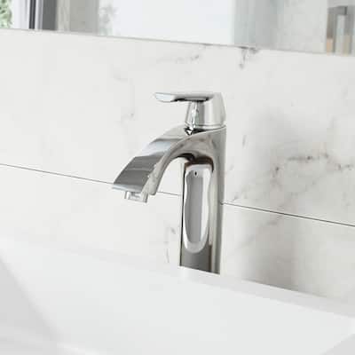 VIGO Linus Single-Handle Single Hole Bathroom Vessel Sink Faucet