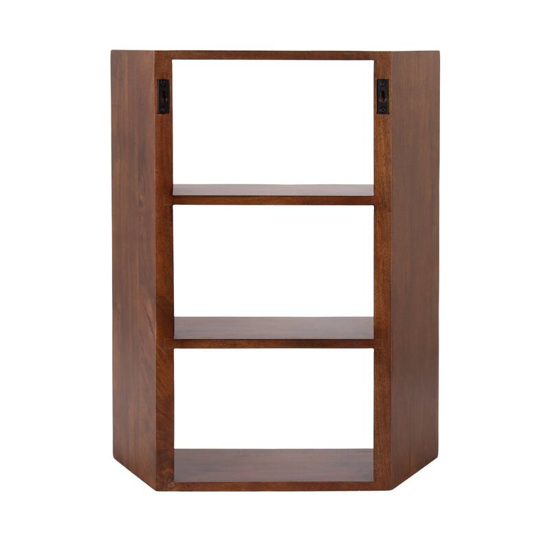 Kate and Laurel Akita Tiered Wall Shelf