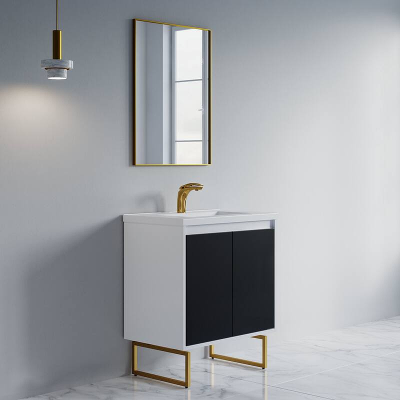 Kennan 30" Single Bathroom Vanity Set with Rectangle Legs