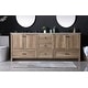 preview thumbnail 5 of 9, Elegant Lighting VF2884D Soma 84" Free Standing Double Basin Vanity