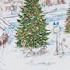 Santa's Snowy Sleighride Napkins, Set of 4 - 17"x17"