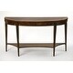 preview thumbnail 1 of 1, Handmade Astor Nutmeg Demilune Console Table