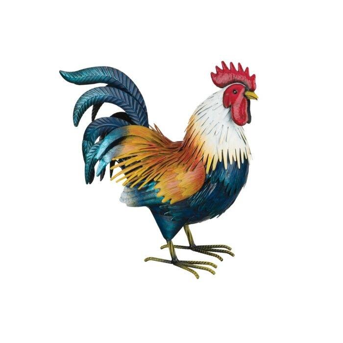 Golden Duckwing Rooster Decor MED