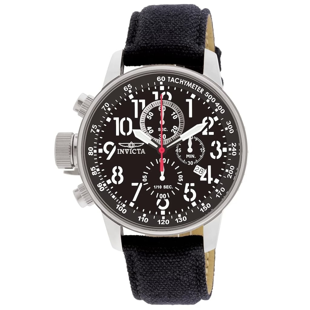 Invicta Men's 1512 I-Force Quartz Chronograph Black Dial Watch