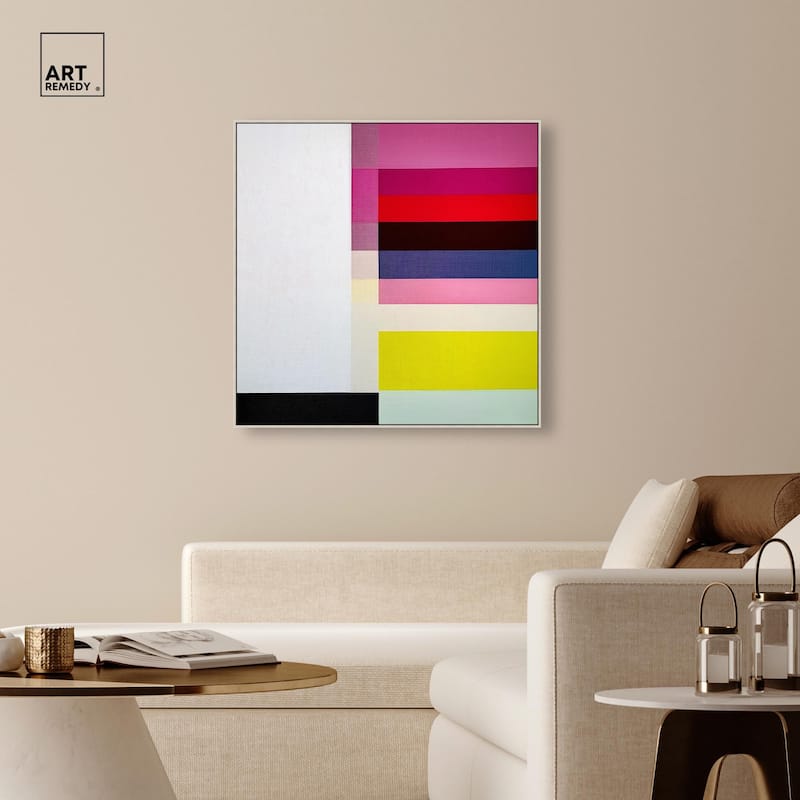 Quadratic Composition Canvas by Art Remedy