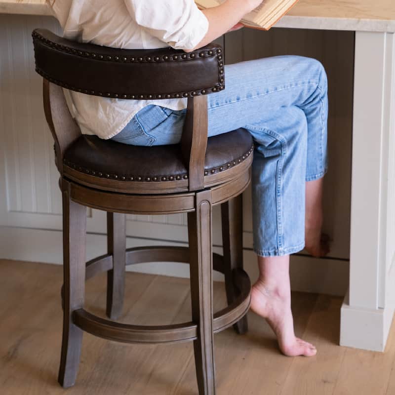 Maven Lane Alexander Swivel Kitchen Stool