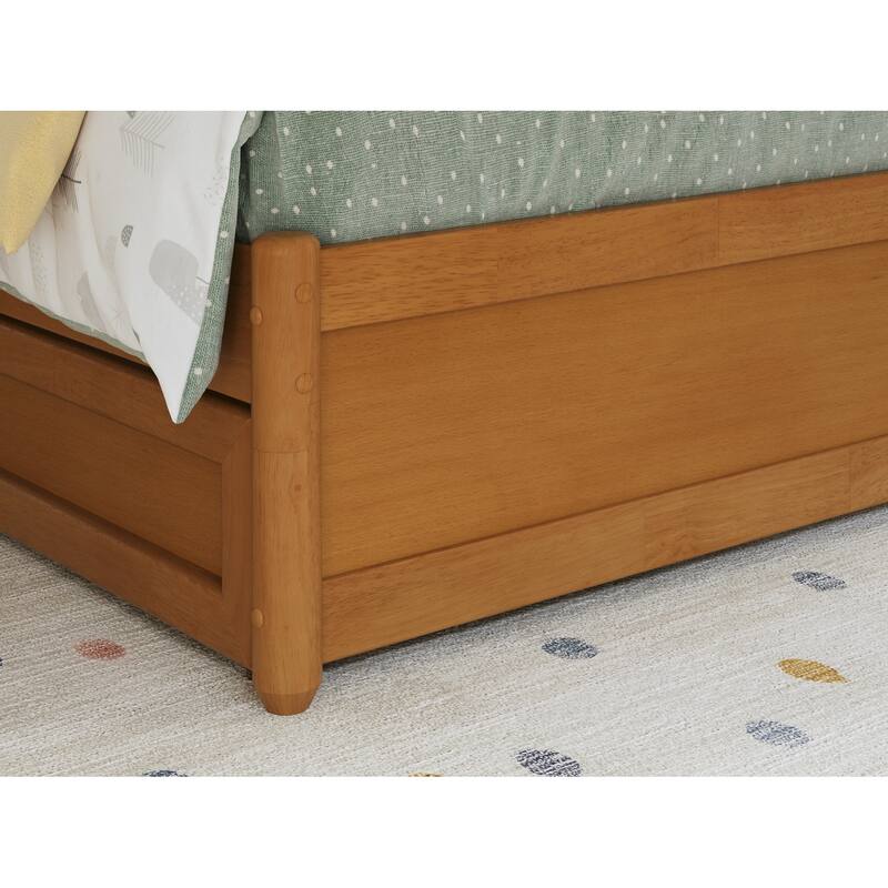Emelie Platform Bed with Panel Footboard and Storage Drawers