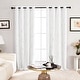 preview thumbnail 94 of 113, Deconovo Gold Line 52 Width Curtain Panel Pair (2 Panel) 52Wx108L Inch - White