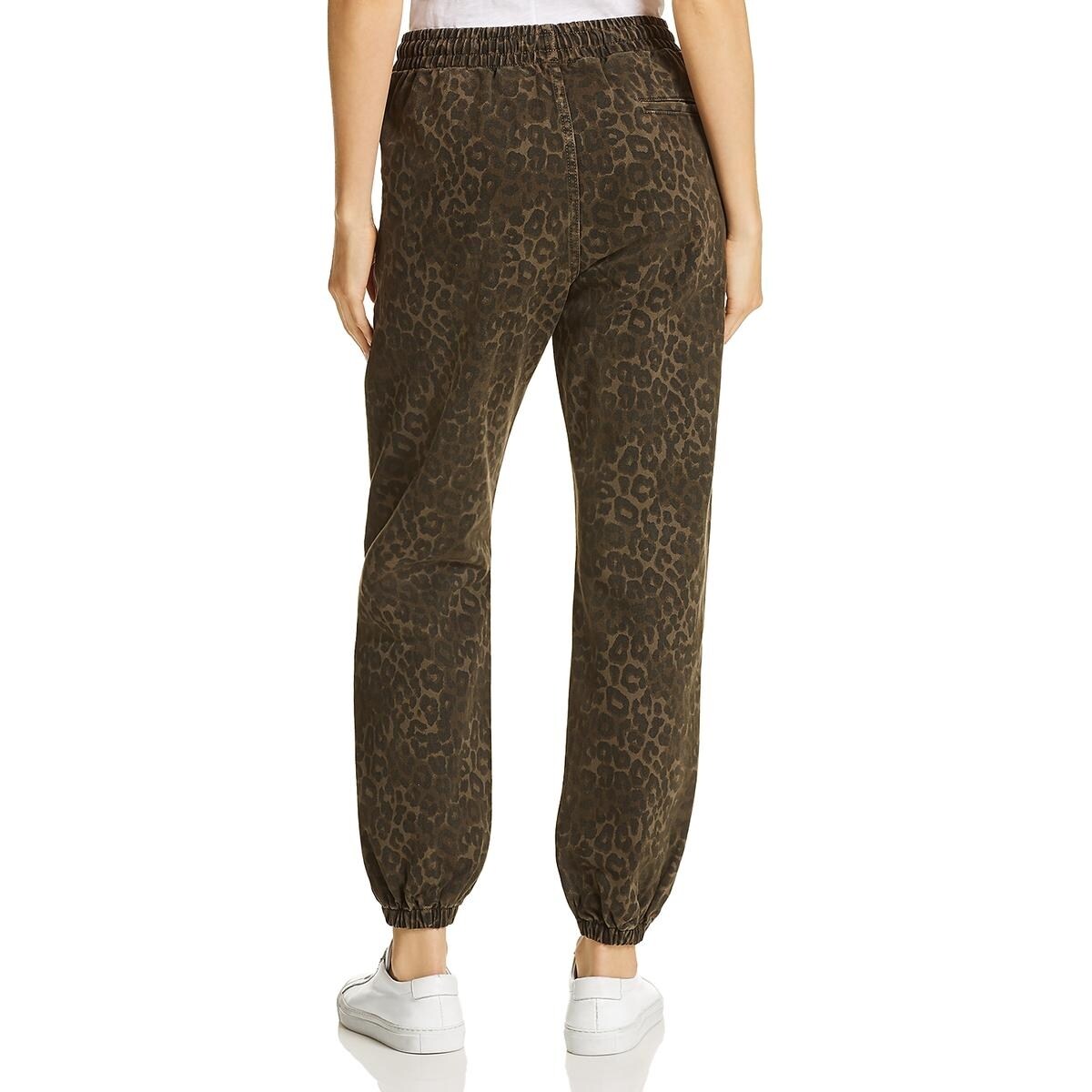t by alexander wang leopard jeans