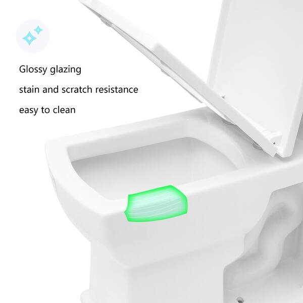 One Piece Round Chair Height Toilet Seat Included On Sale Overstock 32513594