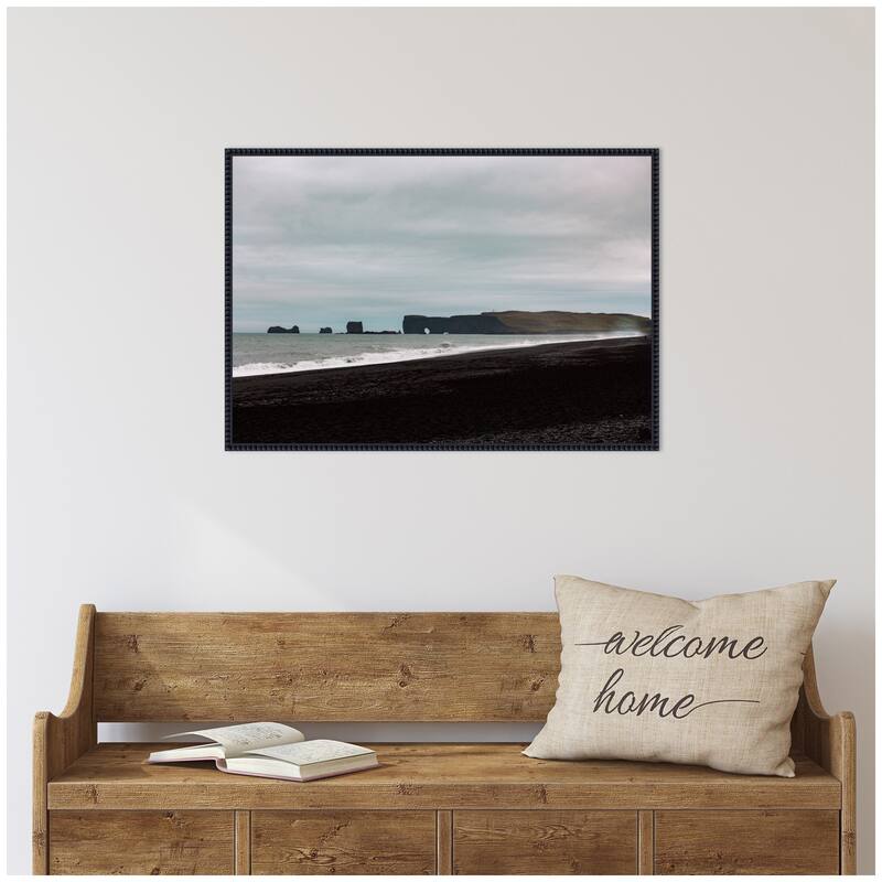 Kate and Laurel Sylvie Keyholed Landscape Framed Canvas by Alicia Abla