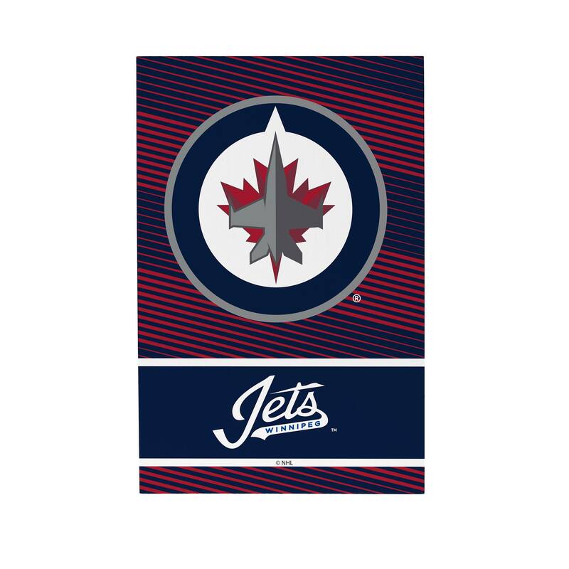 Winnipeg Jets Wooden Tabletop Mantel Shelf Sign