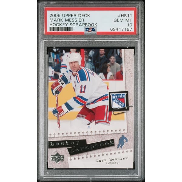 Mark Messier 2005 Upper Deck Scrapbook Hockey Card #HS11 Graded PSA 10 -  Black - 8'6" x 11'6" - Bed Bath & Beyond - 40996625