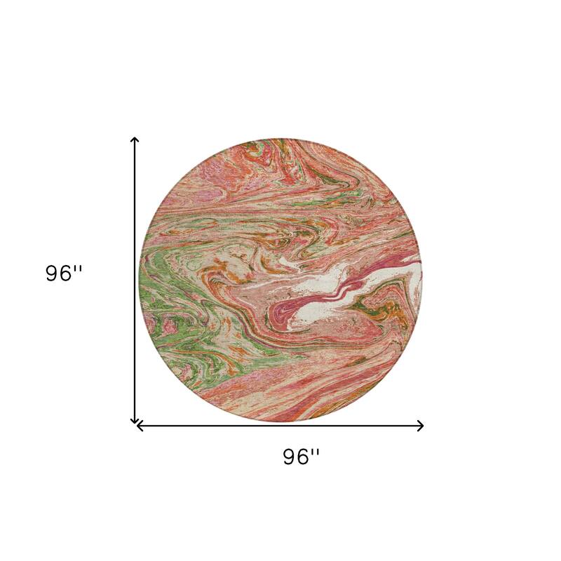 HomeRoots Abstract Transitional Rectangle Outdoor Rug