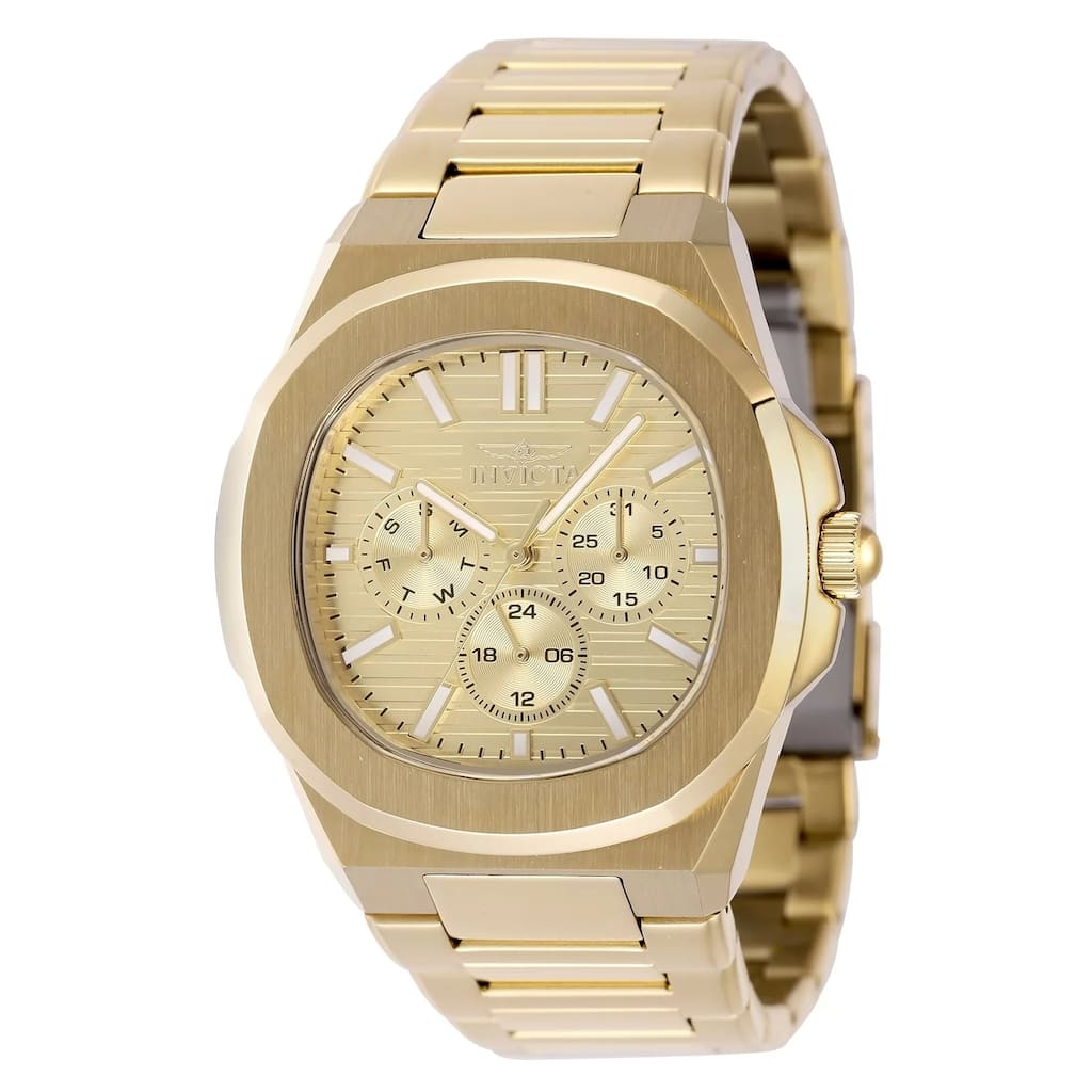 Invicta Men's 48525 Speedway Quartz Chronograph Gold Dial Watch
