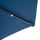 10ft Patio Umbrella with Lights without Base Outdoor Solar Umbrella