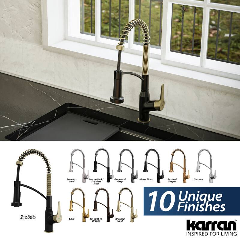 Karran Scottsdale Touchless Single-Handle Pull-Down Sprayer Kitchen Faucet