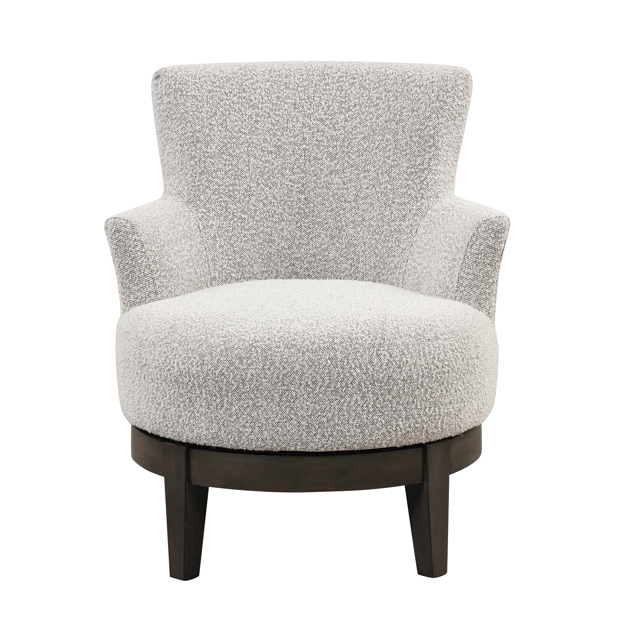 360 Degree Sherpa Swivel Accent Chairs Modern Wingback Barrel Chair