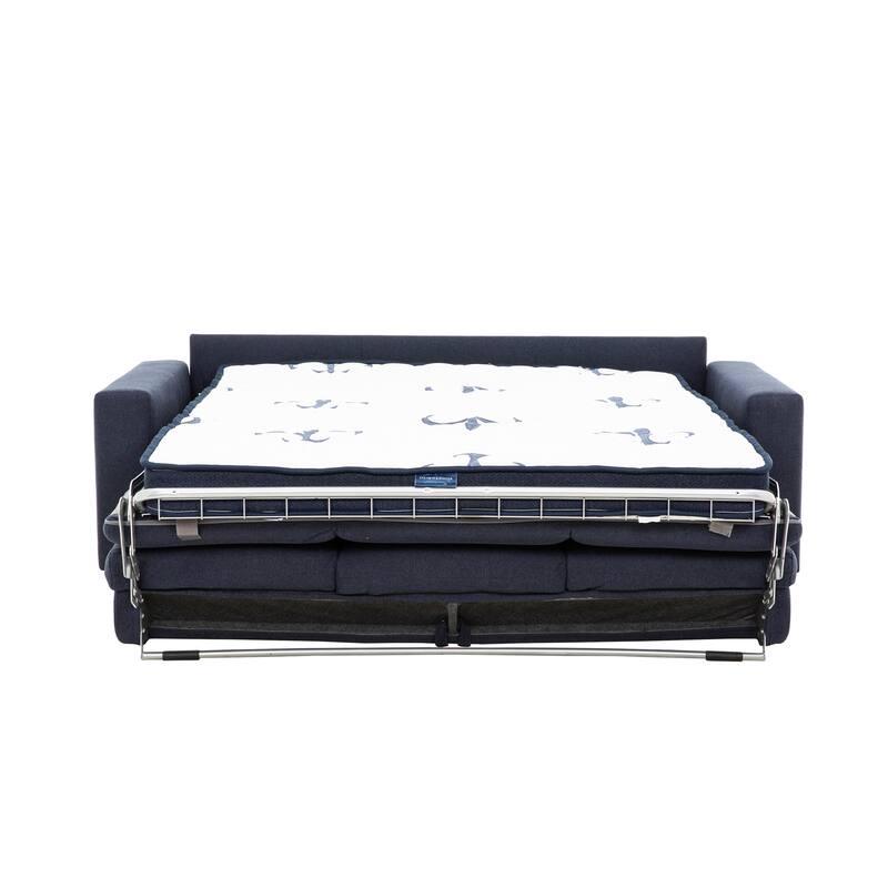 Stearns & Foster® Paolo 82 in. Queen Sleeper Sofa with 5in Memory Foam Mattress