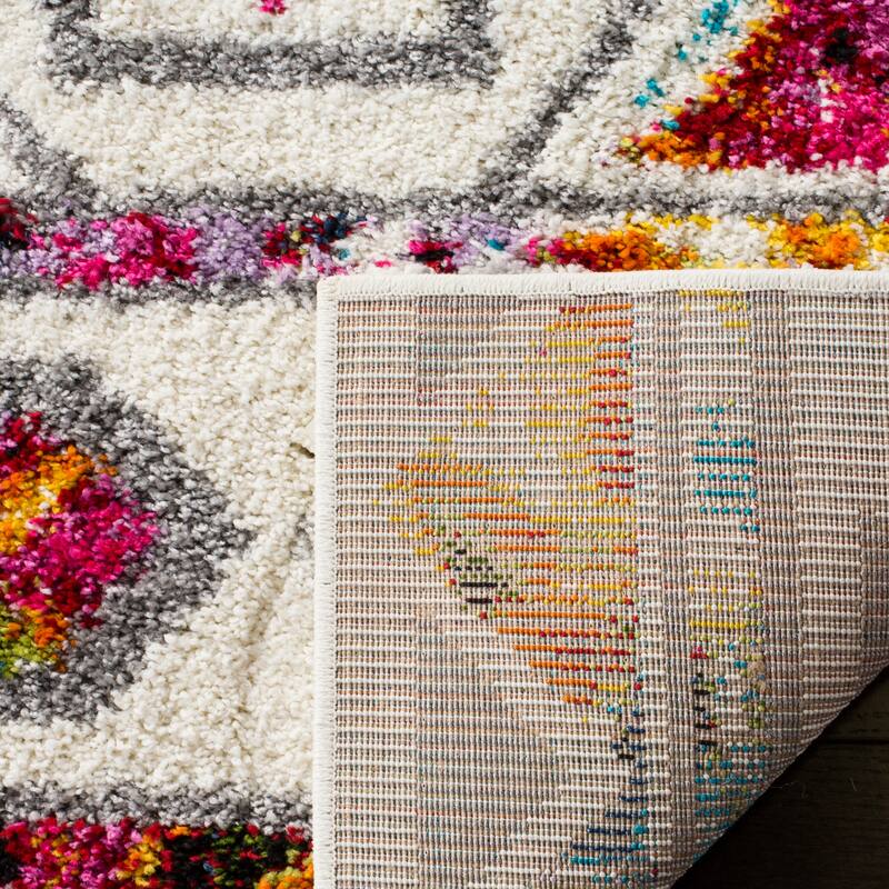 SAFAVIEH Fiesta Shag Noriko Moroccan Boho Rug