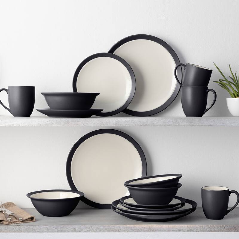 Noritake Colorwave 16-Piece Curve Dinnerware Set, Service For 4