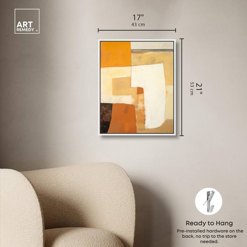 Clay and Canvas II Canvas by Art Remedy