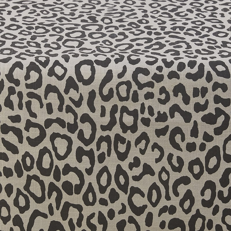 Split P Black Safari Leopard Table Runner - 15" x 72"
