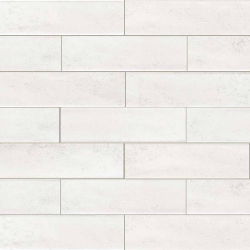 The Tile Life Ibiza 2x10 White Ceramic Wall Tile