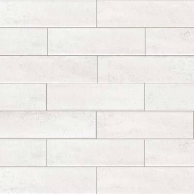 The Tile Life Ibiza 2x10 White Ceramic Wall Tile