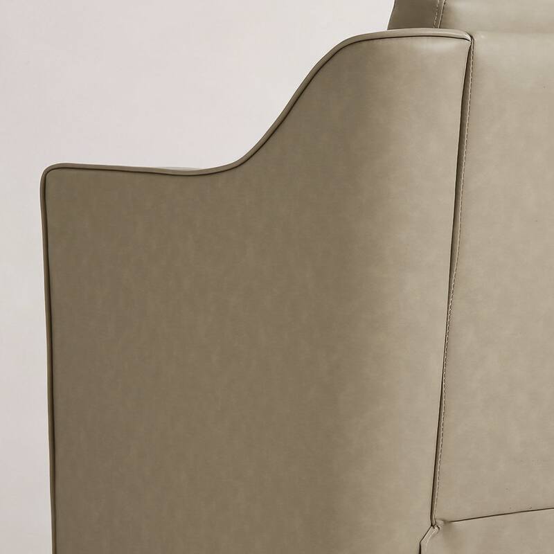 30" W Modern Accent Swivel Chair Comfy Upholstered Armchair