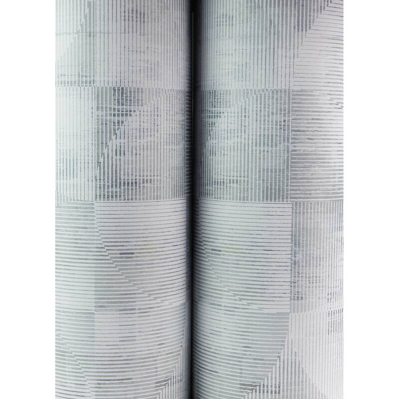 A-Street Prints Woodbine Slate Abstract Geometric Wallpaper