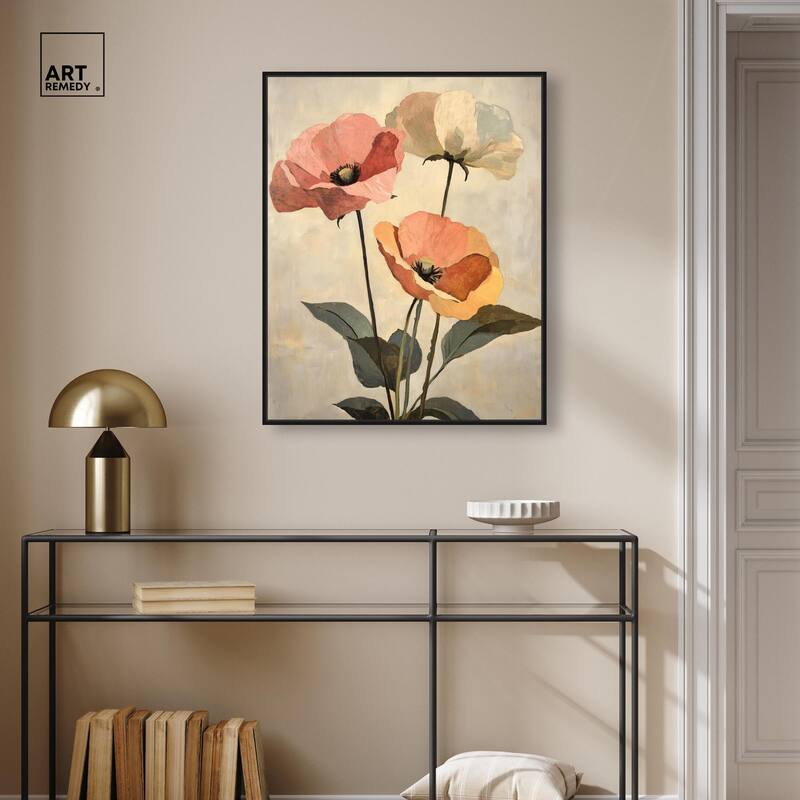 Blush and Ochre I Canvas by Art Remedy
