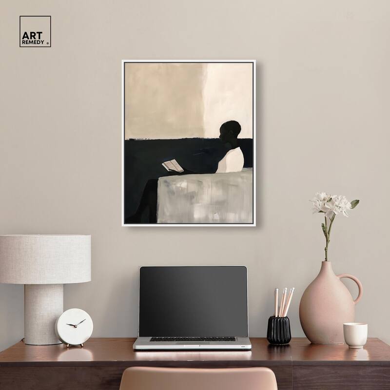 Void Reader III Canvas by Art Remedy