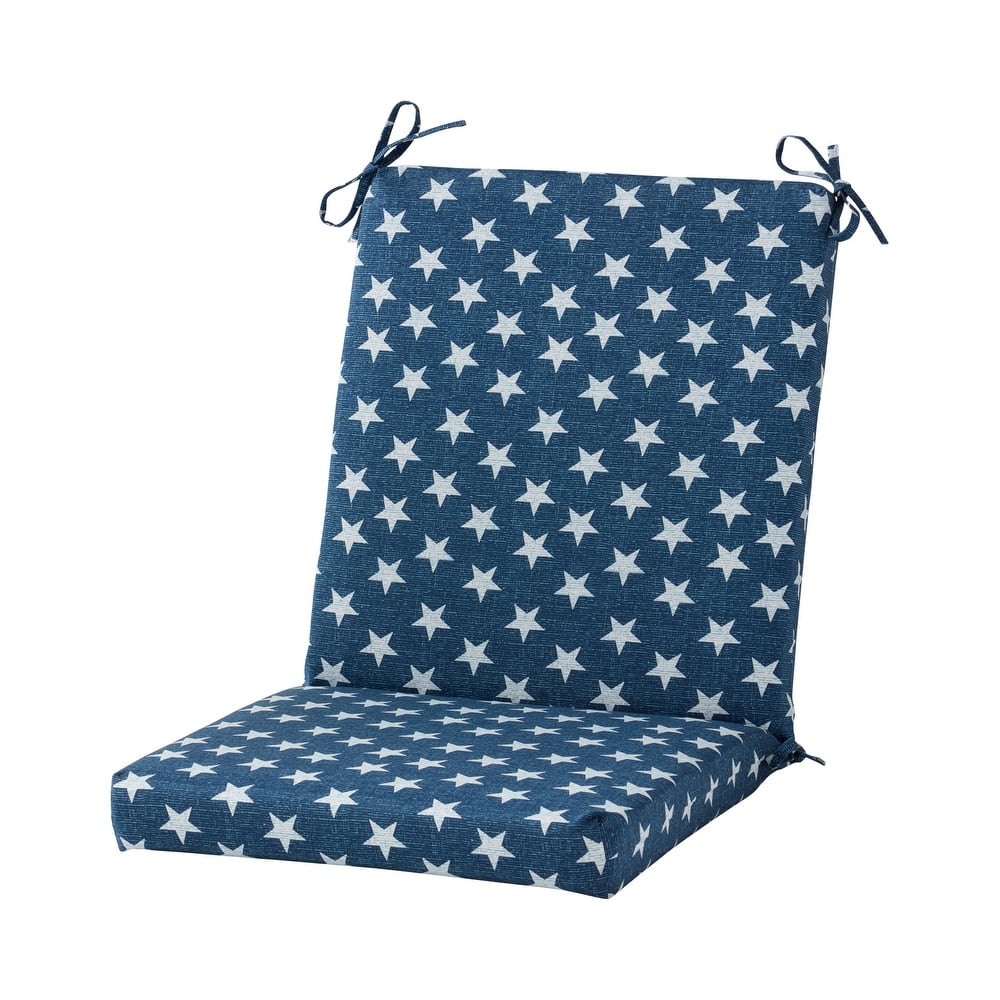 Greendale Home Fashions Outdoor High Back Chair Pad