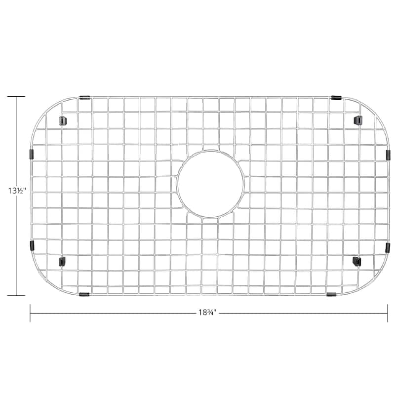 Karran GR-3012 Stainless Steel Bottom Grid 18-3/4" x 13-1/2" fits on sink SKU PU27, PU57 and PT30