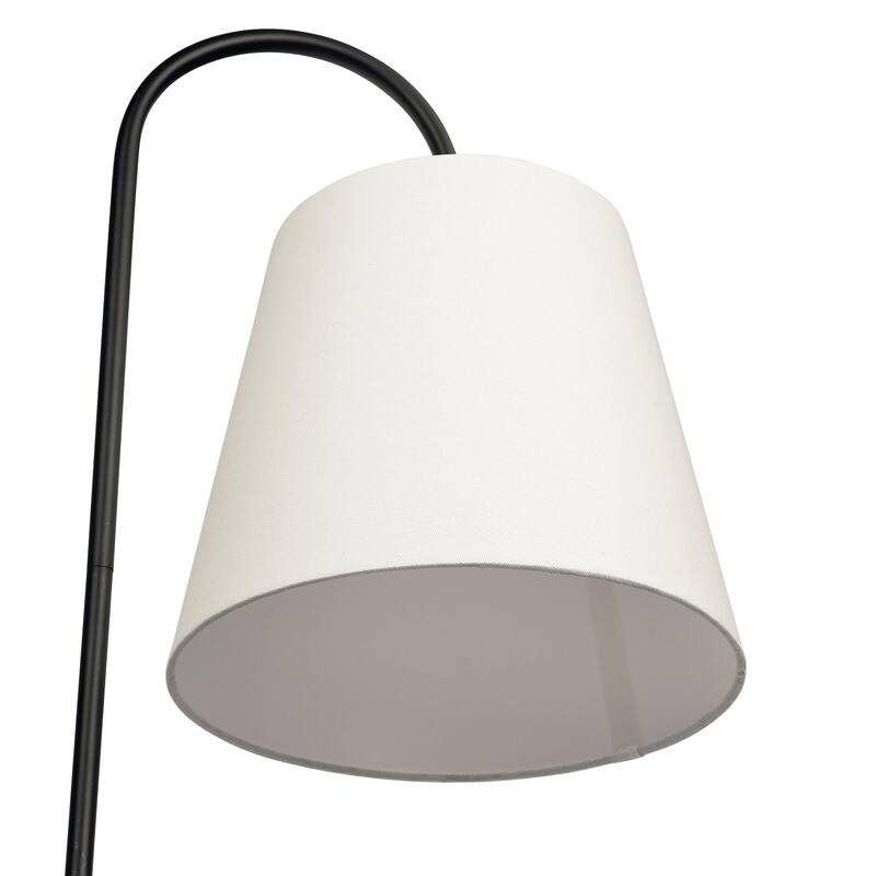 Seoul Black Floor Lamp with Rotary Switch