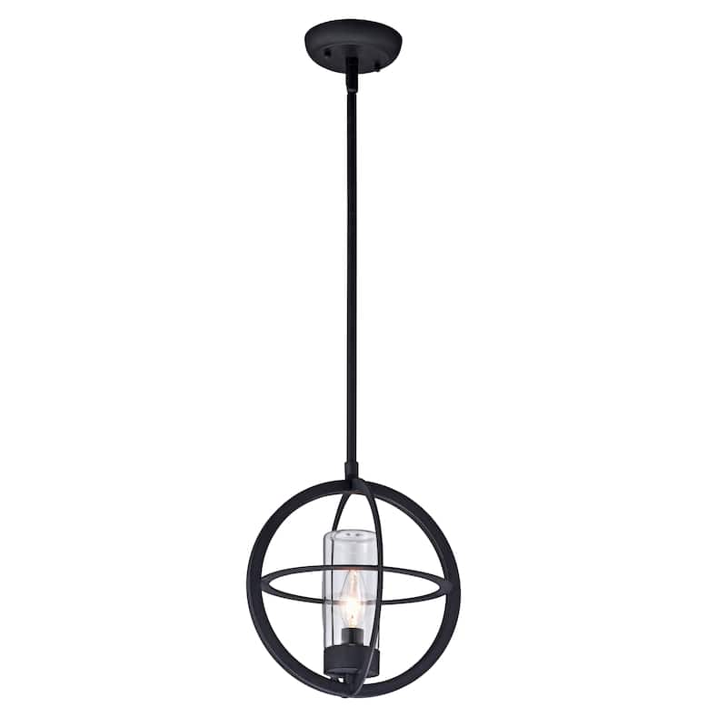 1-light 9.75" /12" Global Cage Pendant Light