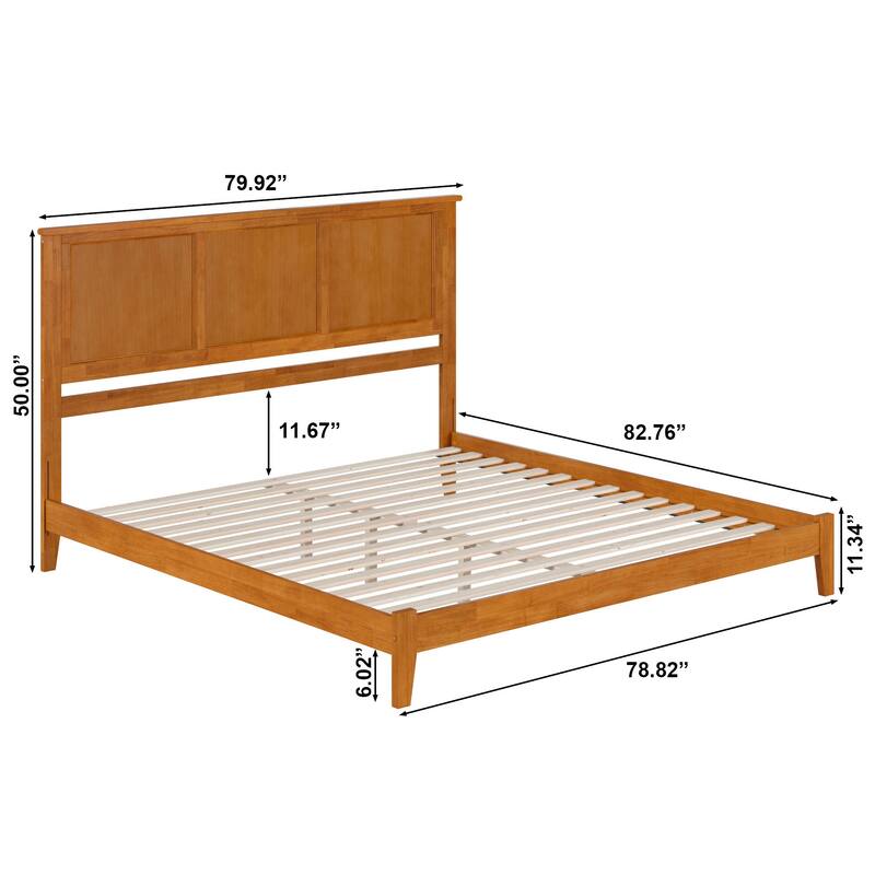 AFI, Madison Solid Wood Low Profile Platform Bed