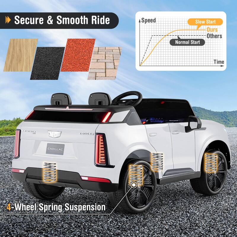 Costway 2 Seater Ride on Truck with Remote Control 3 Speeds LED Lights - See Details