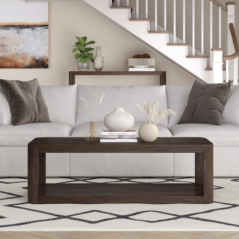 Stellan 47" Wide Rectangular Coffee Table - 47" Wide
